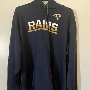 NFL on field apparel Los Angeles Rams hoodie